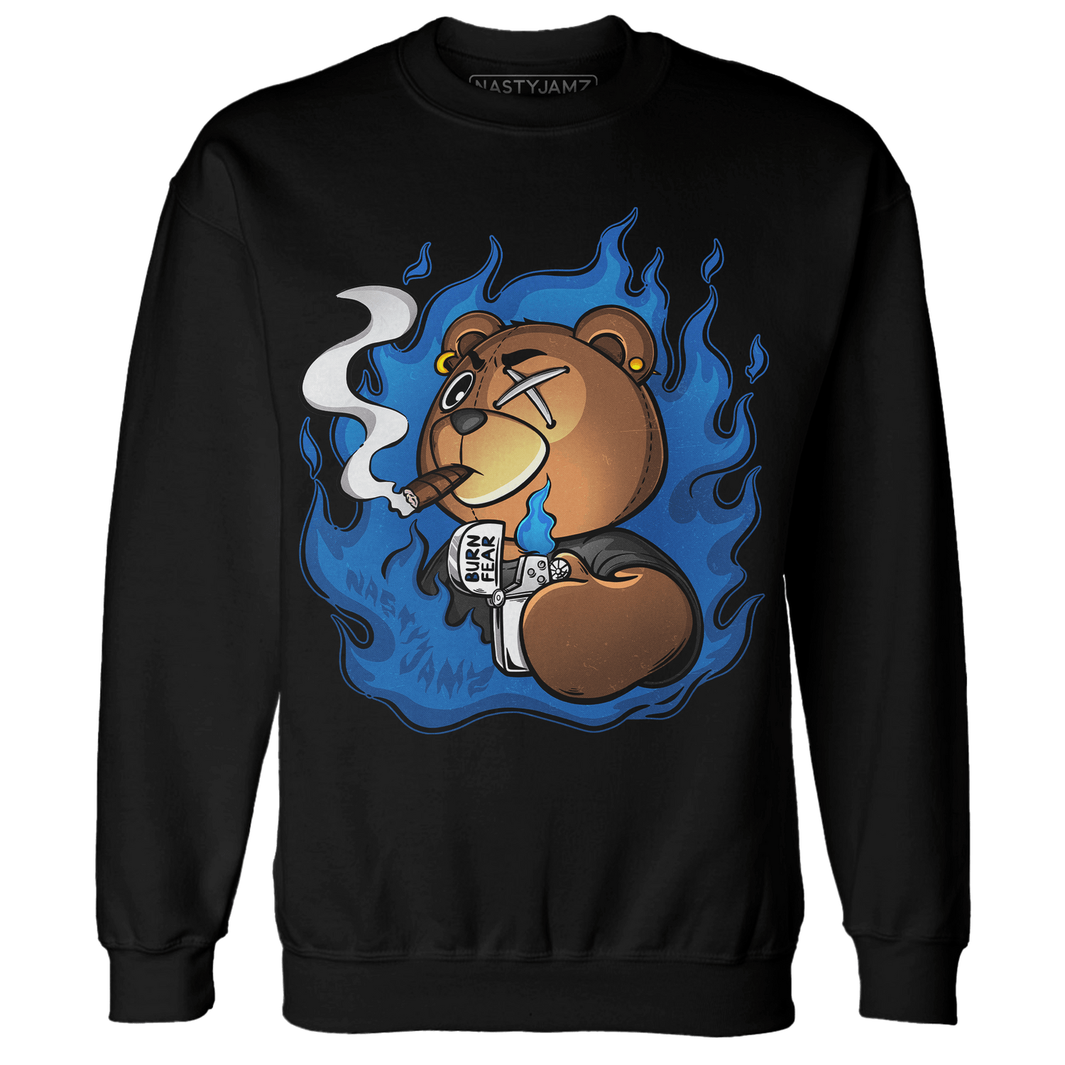 Royal Reimagined 1s Sweatshirt Match BER Burn Fear - NastyJamz