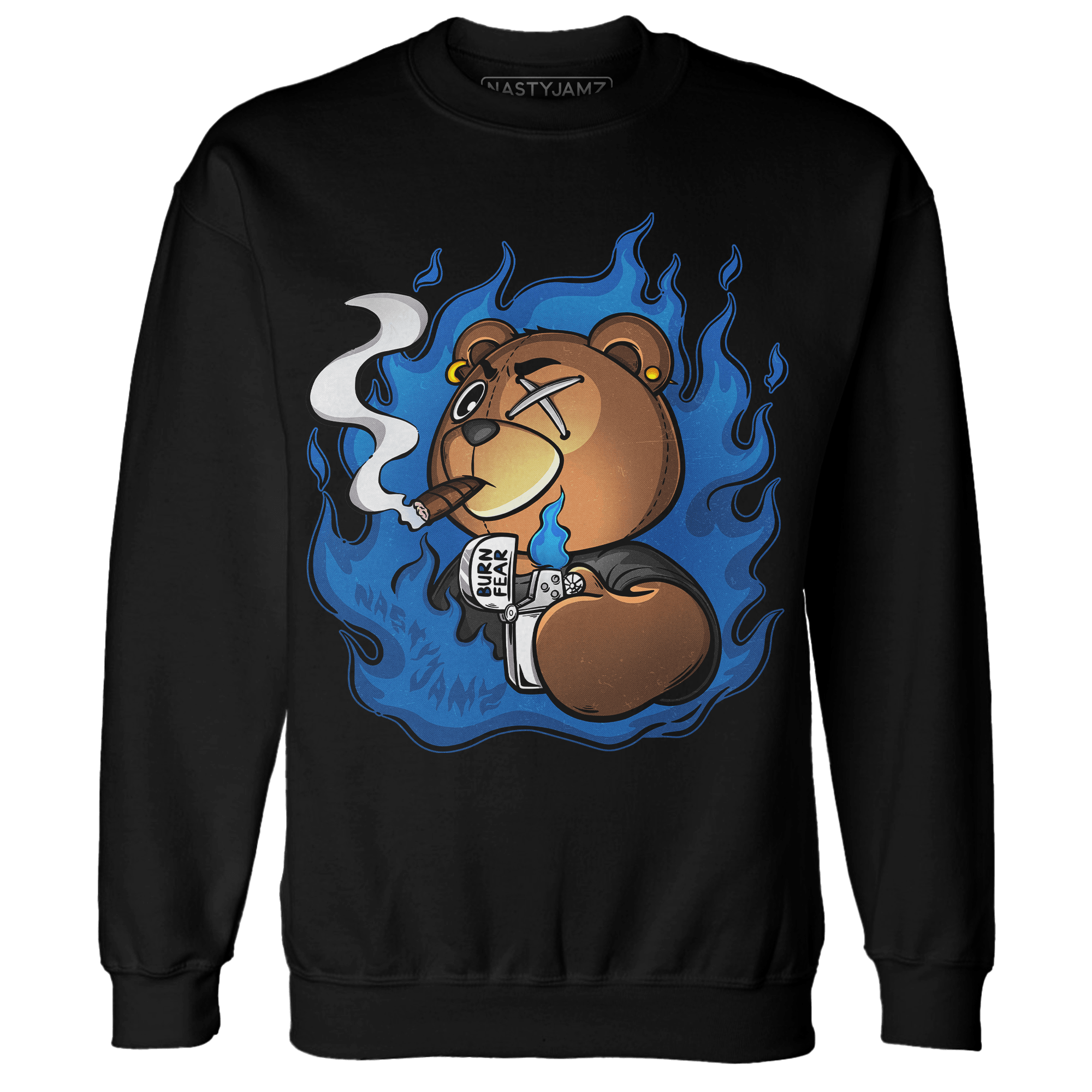 Royal Reimagined 1s Sweatshirt Match BER Burn Fear - NastyJamz