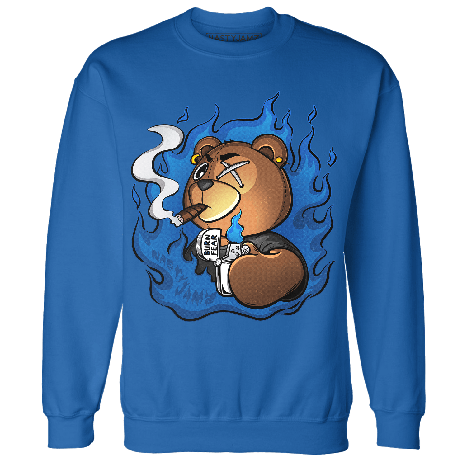 Royal Reimagined 1s Sweatshirt Match BER Burn Fear - NastyJamz