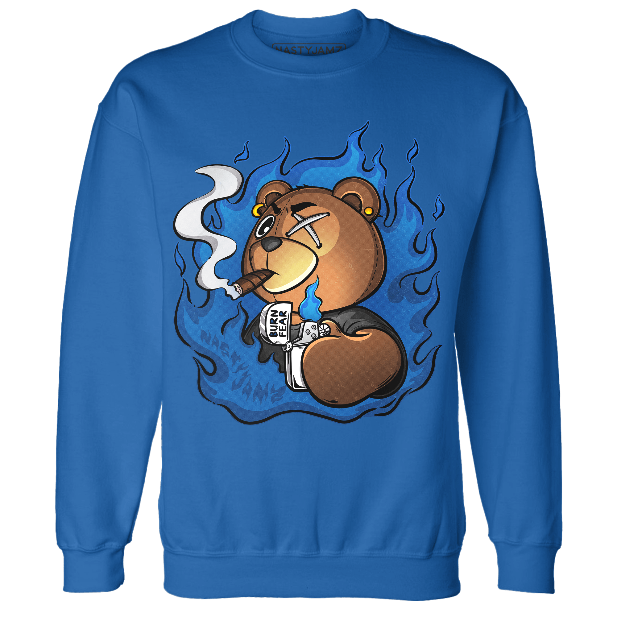 Royal Reimagined 1s Sweatshirt Match BER Burn Fear - NastyJamz