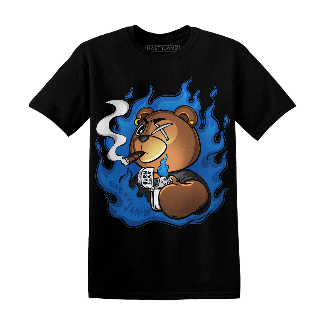 Royal Reimagined 1s T Shirt Match BER Burn Fear - NastyJamz