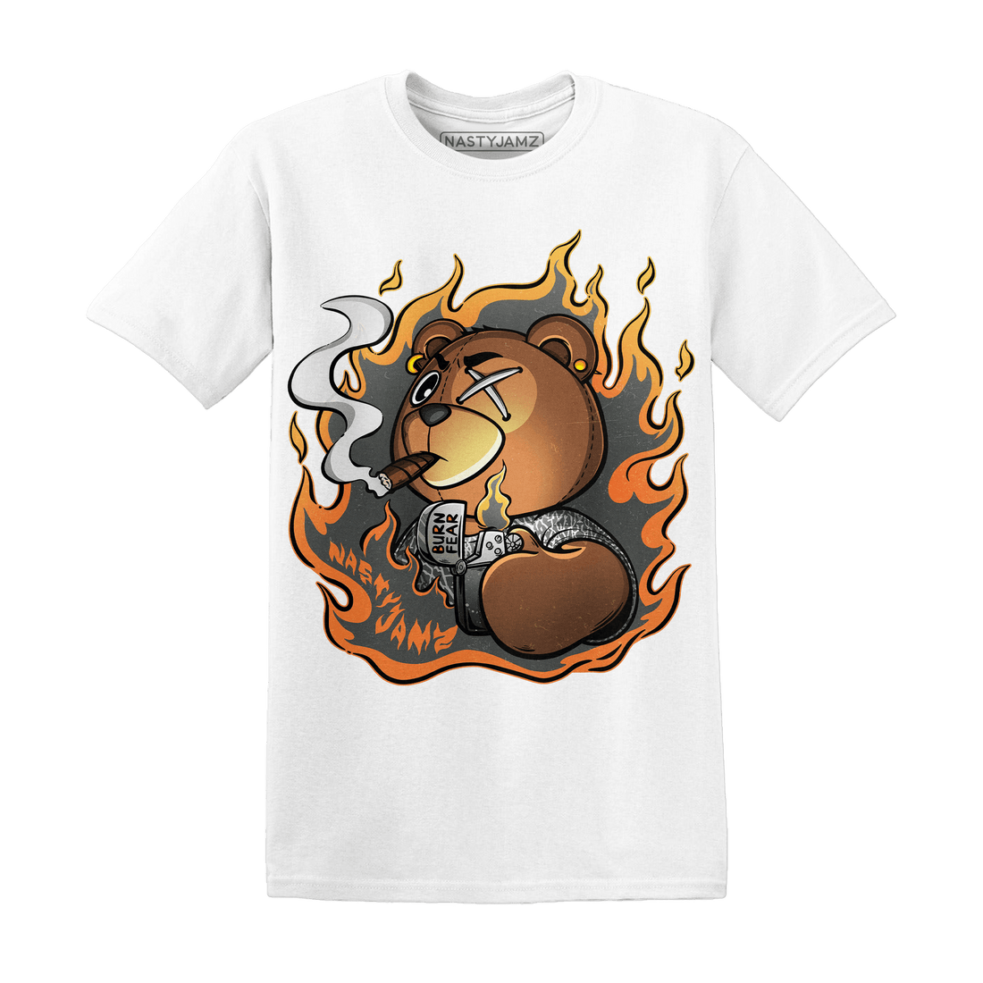 Fear Pack 3s T Shirt Match BER Burn Fear - NastyJamz