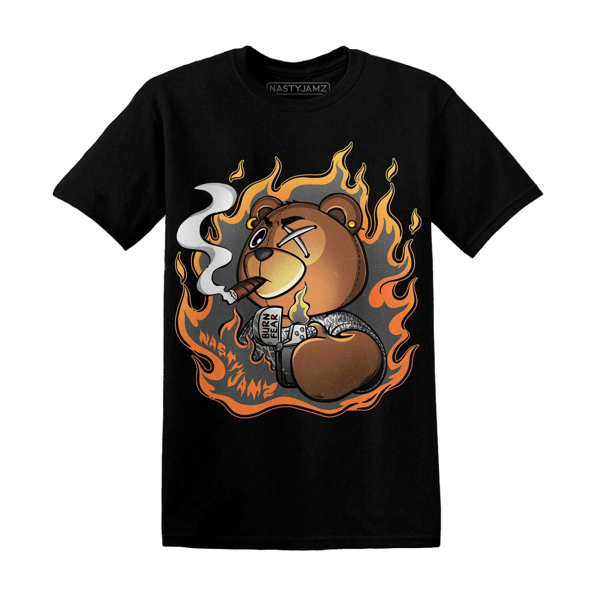 Fear Pack 3s T Shirt Match BER Burn Fear - NastyJamz