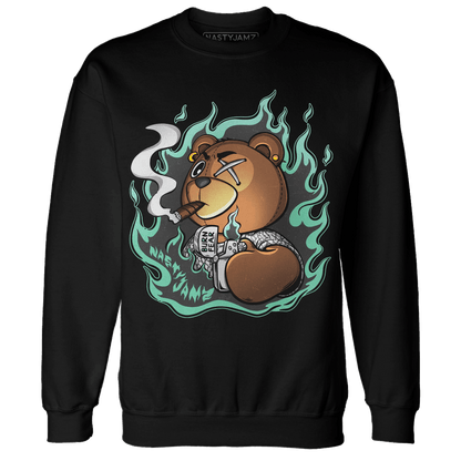 Green Glow 3s Sweatshirt Match BER Burn Fear - NastyJamz