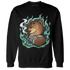 Green Glow 3s Sweatshirt Match BER Burn Fear - NastyJamz