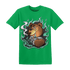 Green Glow 3s T Shirt Match BER Burn Fear - NastyJamz