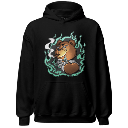 Green Glow 3s Hoodie Match BER Burn Fear - NastyJamz