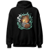 Green Glow 3s Hoodie Match BER Burn Fear - NastyJamz