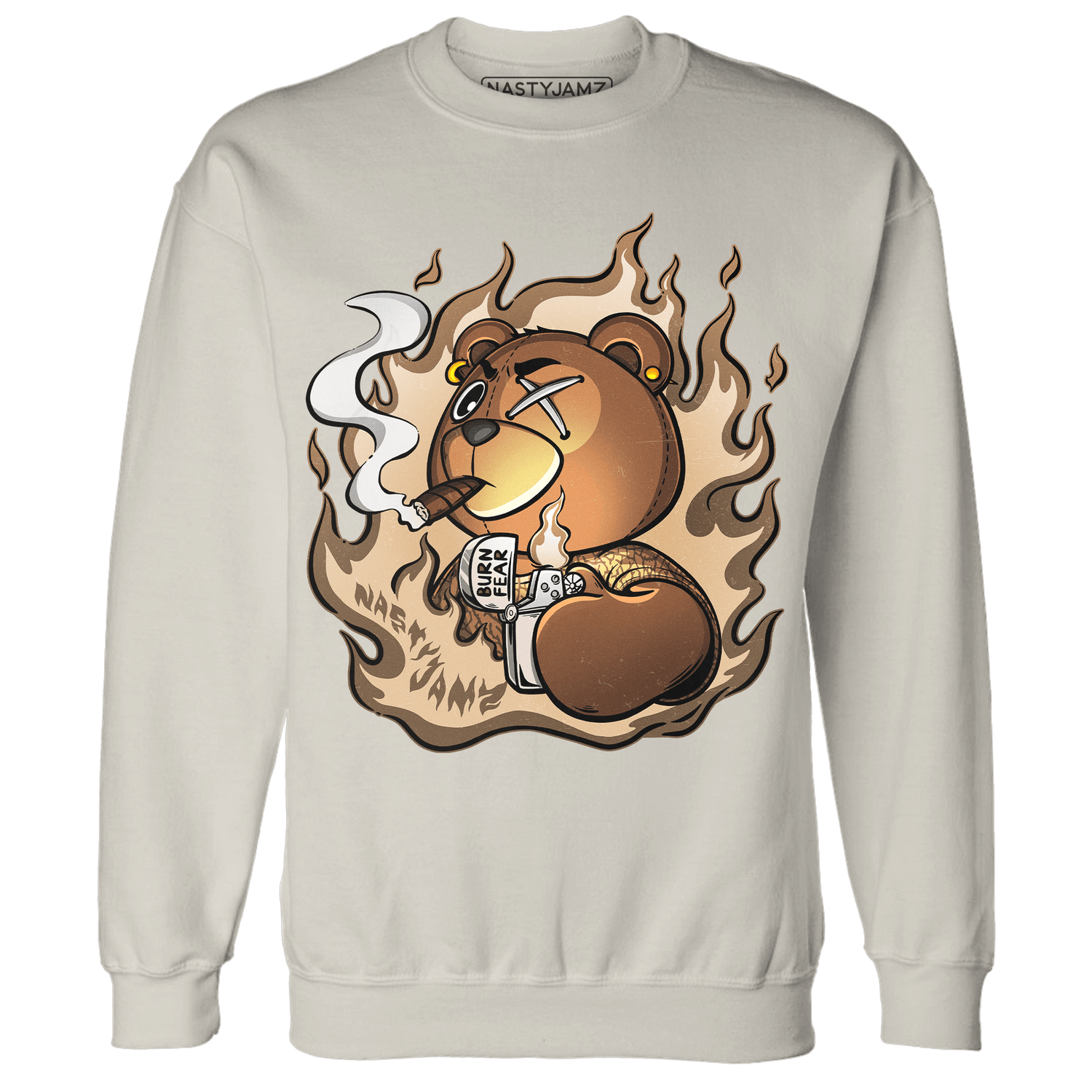 Palomino 3s Sweatshirt Match BER Burn Fear - NastyJamz