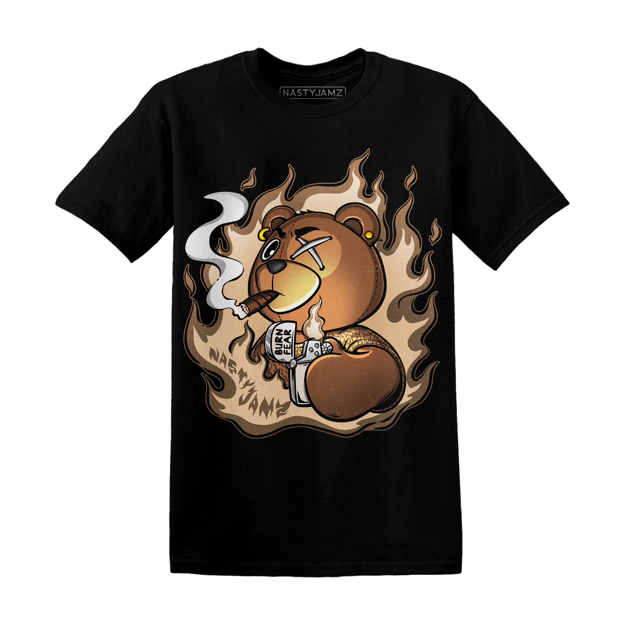 Palomino 3s T Shirt Match BER Burn Fear - NastyJamz