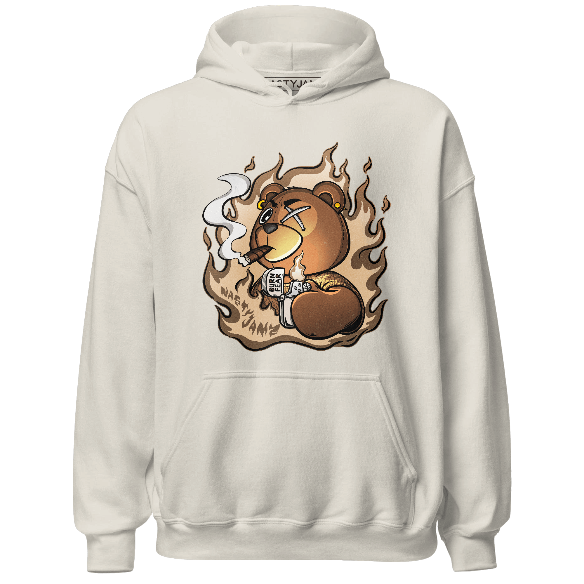 Palomino 3s Hoodie Match BER Burn Fear - NastyJamz