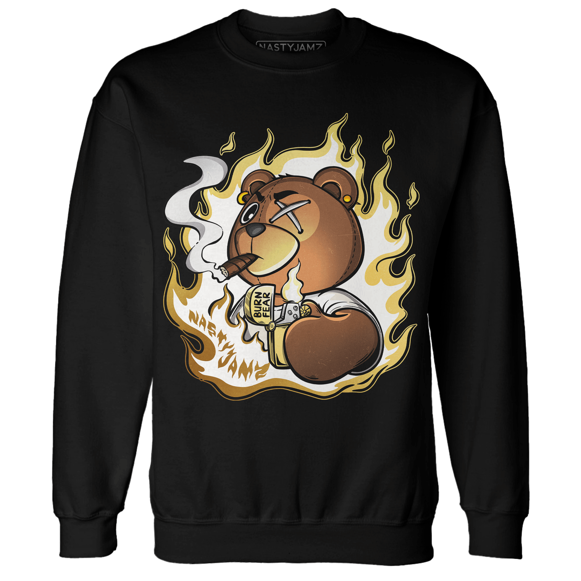 Sail 4s Sweatshirt Match BER Burn Fear - NastyJamz