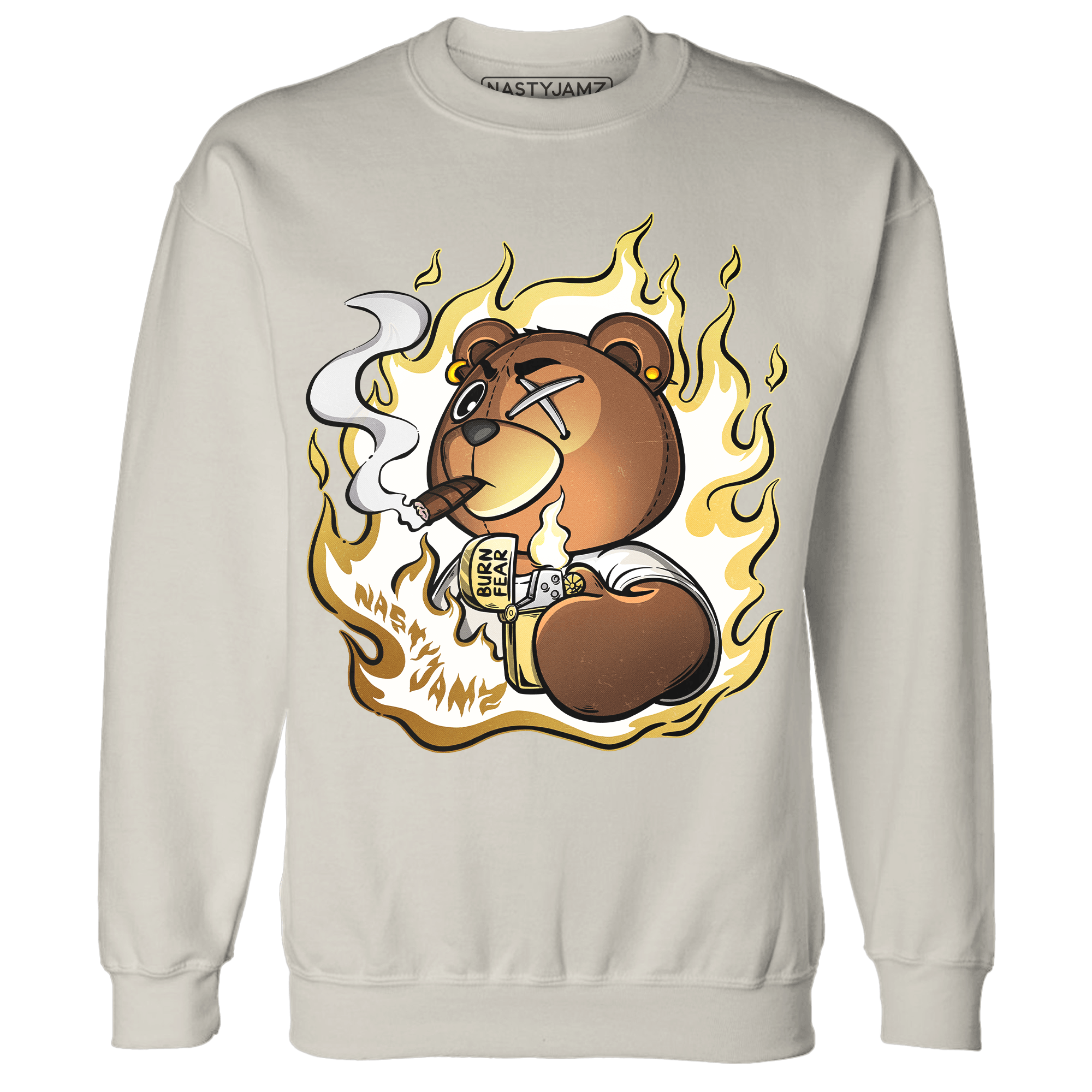 Sail 4s Sweatshirt Match BER Burn Fear - NastyJamz