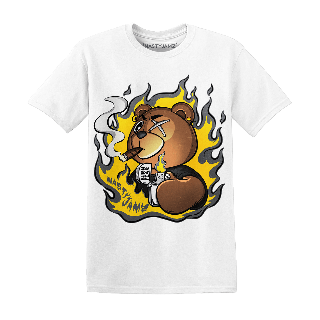 Thunder 4s T Shirt Match BER Burn Fear - NastyJamz