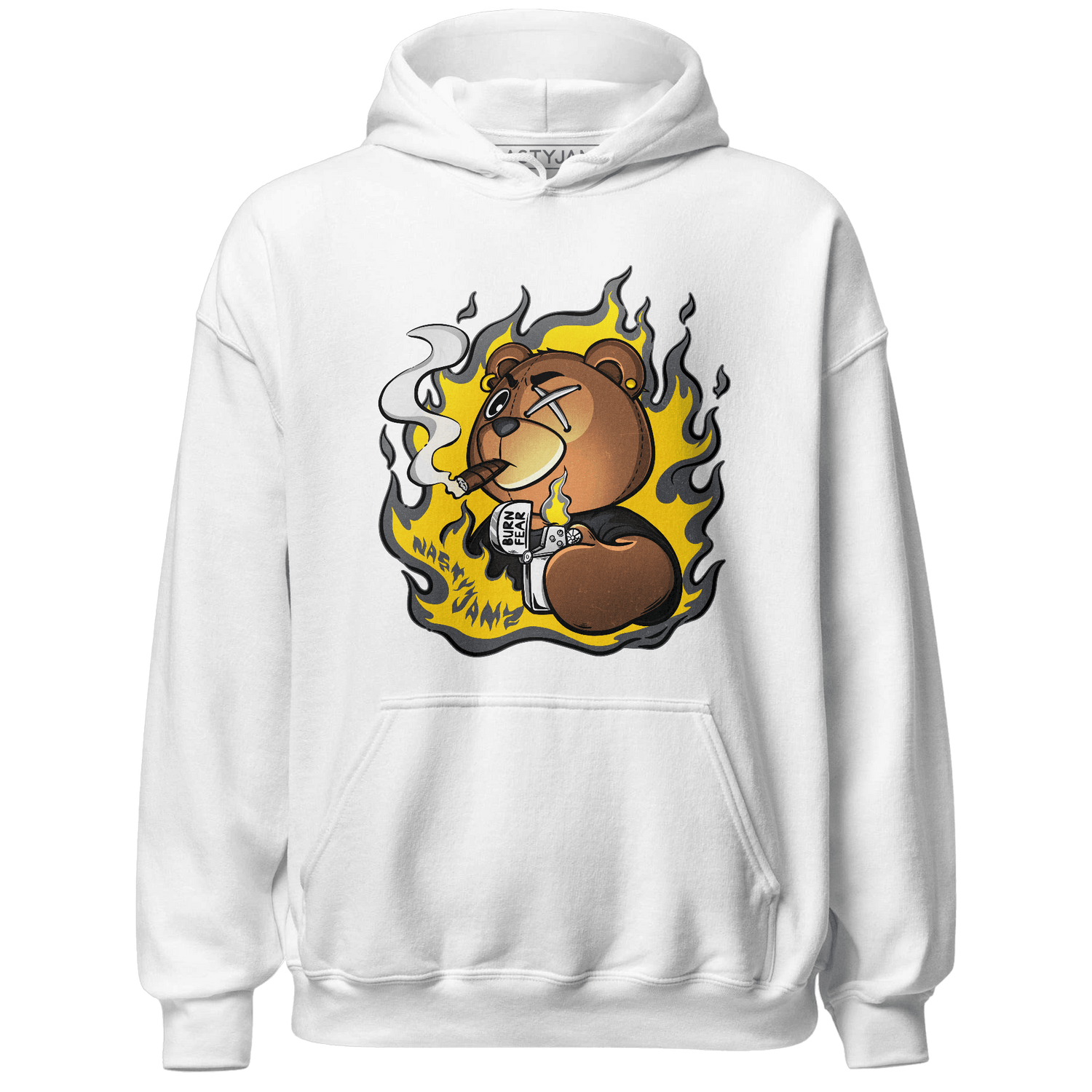 Thunder 4s Hoodie Match BER Burn Fear - NastyJamz