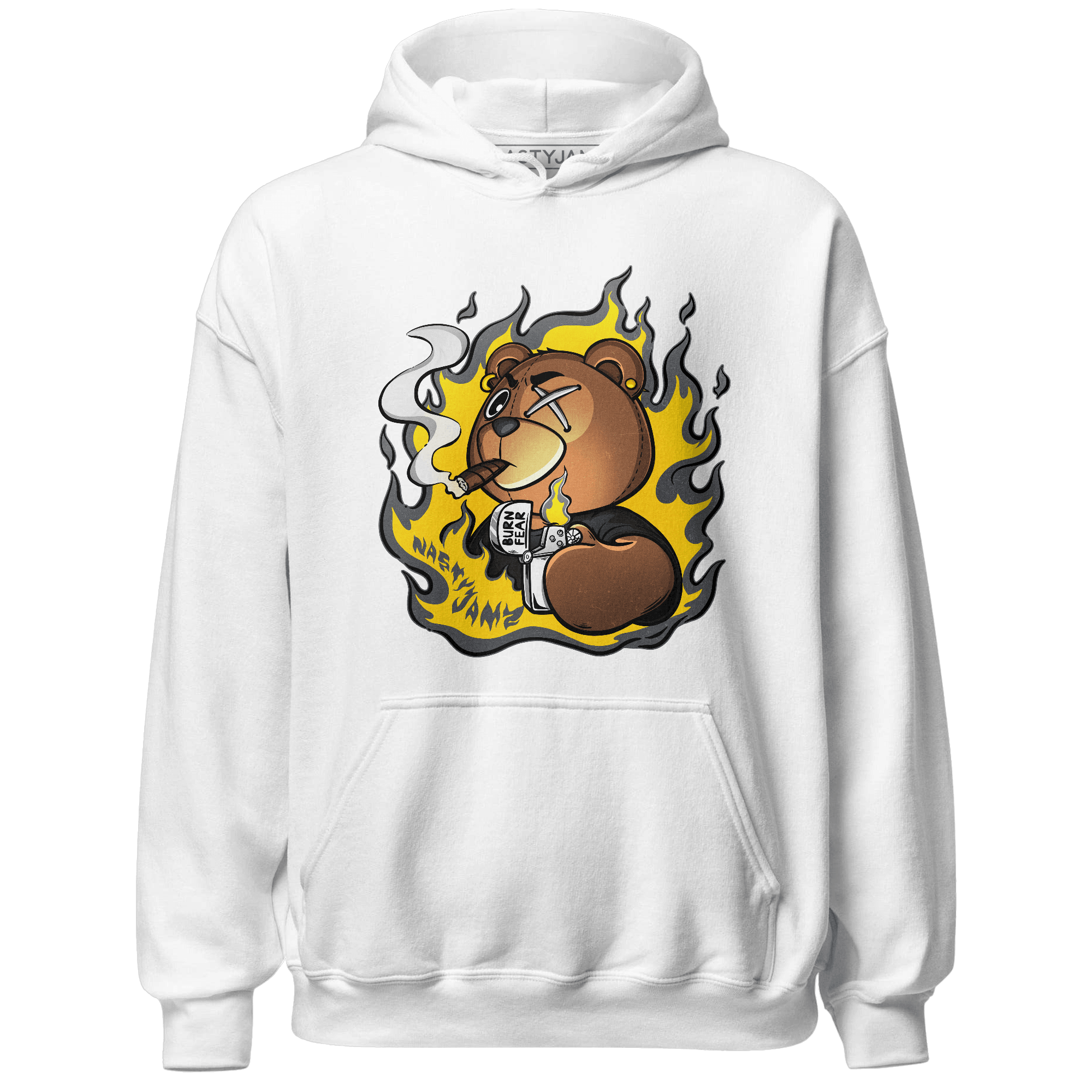 Thunder 4s Hoodie Match BER Burn Fear - NastyJamz