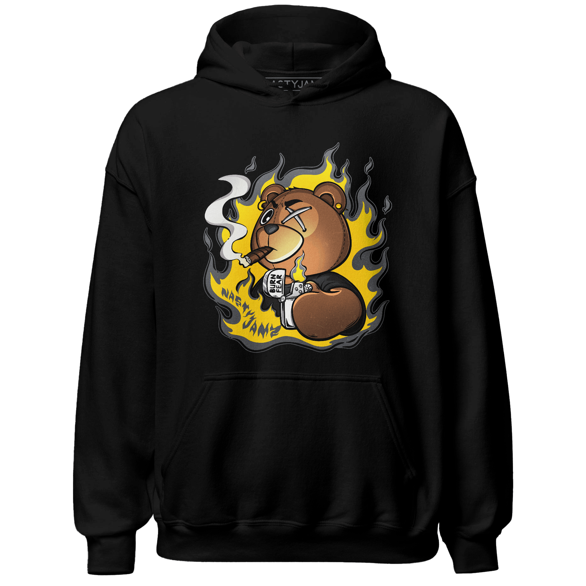 Thunder 4s Hoodie Match BER Burn Fear - NastyJamz