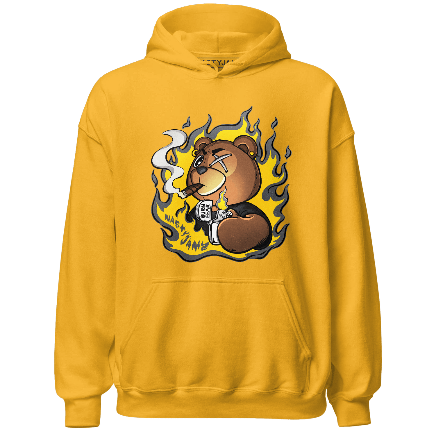 Thunder 4s Hoodie Match BER Burn Fear - NastyJamz