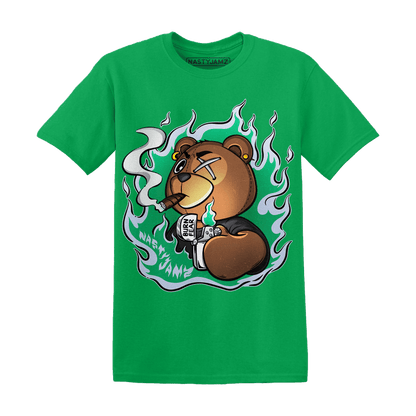 Lucky Green 5s T Shirt Match BER Burn Fear - NastyJamz
