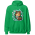 Lucky Green 5s Hoodie Match BER Burn Fear - NastyJamz