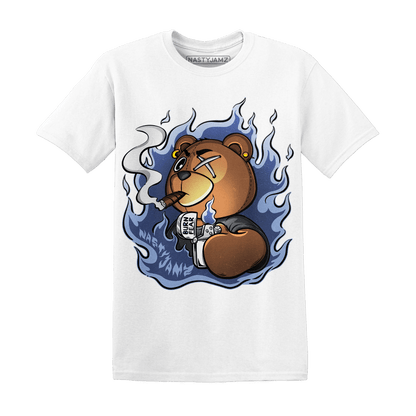 Midnight Navy 5s T Shirt Match BER Burn Fear - NastyJamz
