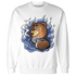 Midnight Navy 5s Sweatshirt Match BER Burn Fear - NastyJamz