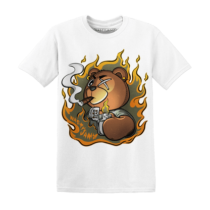 Olive 5s T Shirt Match BER Burn Fear - NastyJamz
