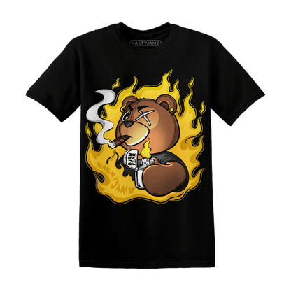 Yellow Ochre 6s T Shirt Match BER Burn Fear - NastyJamz