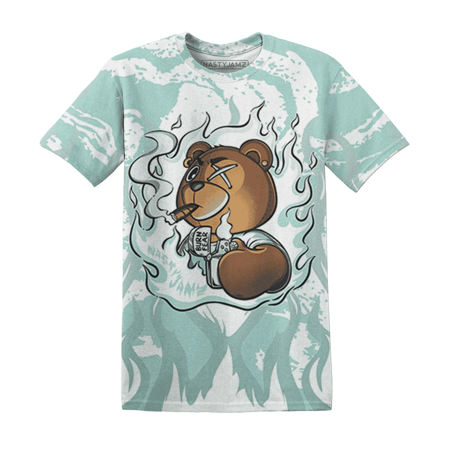 AF-1-Low-Jade-Ice-White-T-Shirt-Match-BER-Burn-Fear-3D