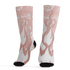 Low Legend Pink 11s Socks Match BER Burn Fear 3D All-Over Print - NastyJamz