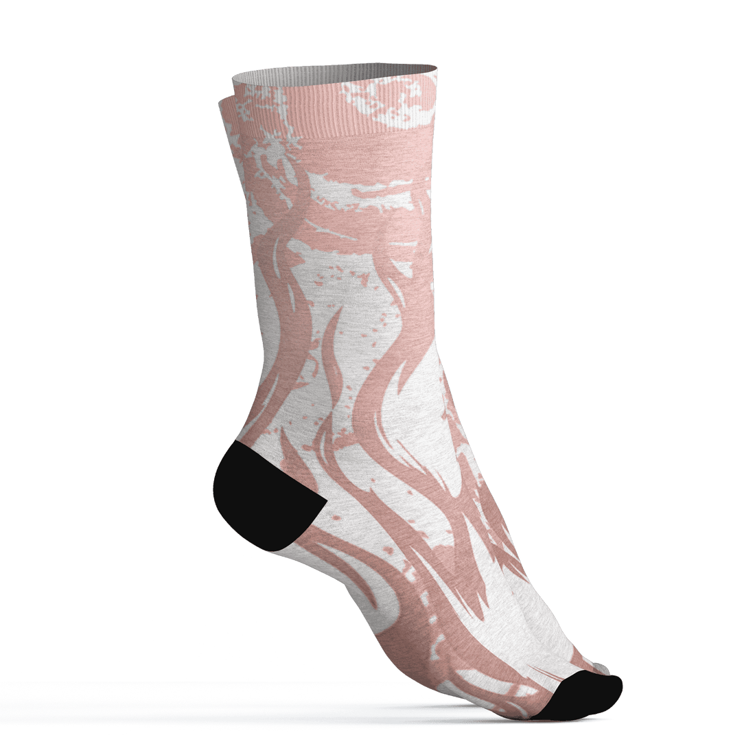 Low Legend Pink 11s Socks Match BER Burn Fear 3D All-Over Print - NastyJamz