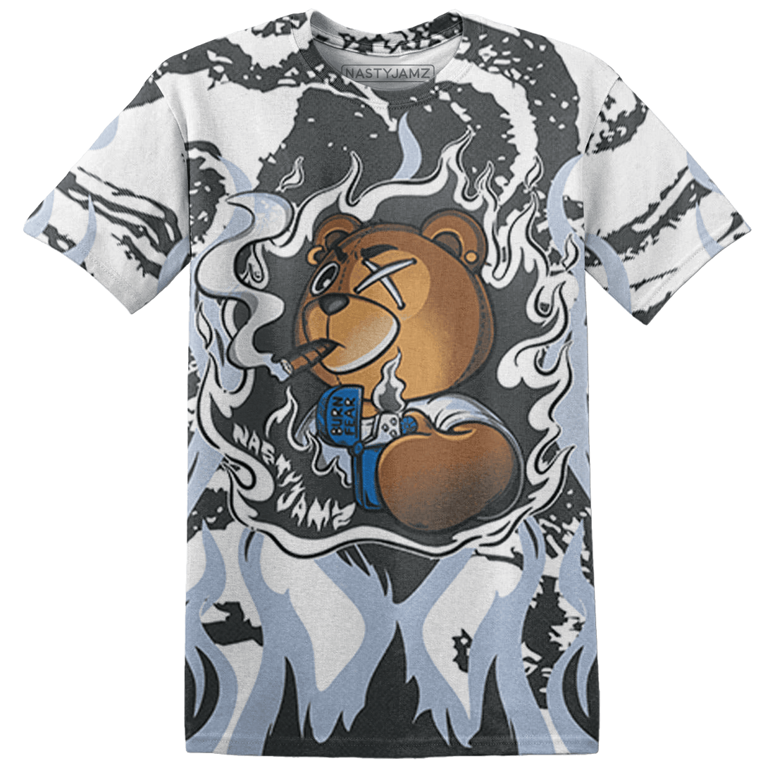 Low Space Jamz 11s T Shirt Match BER Burn Fear 3D All-Over Print - NastyJamz