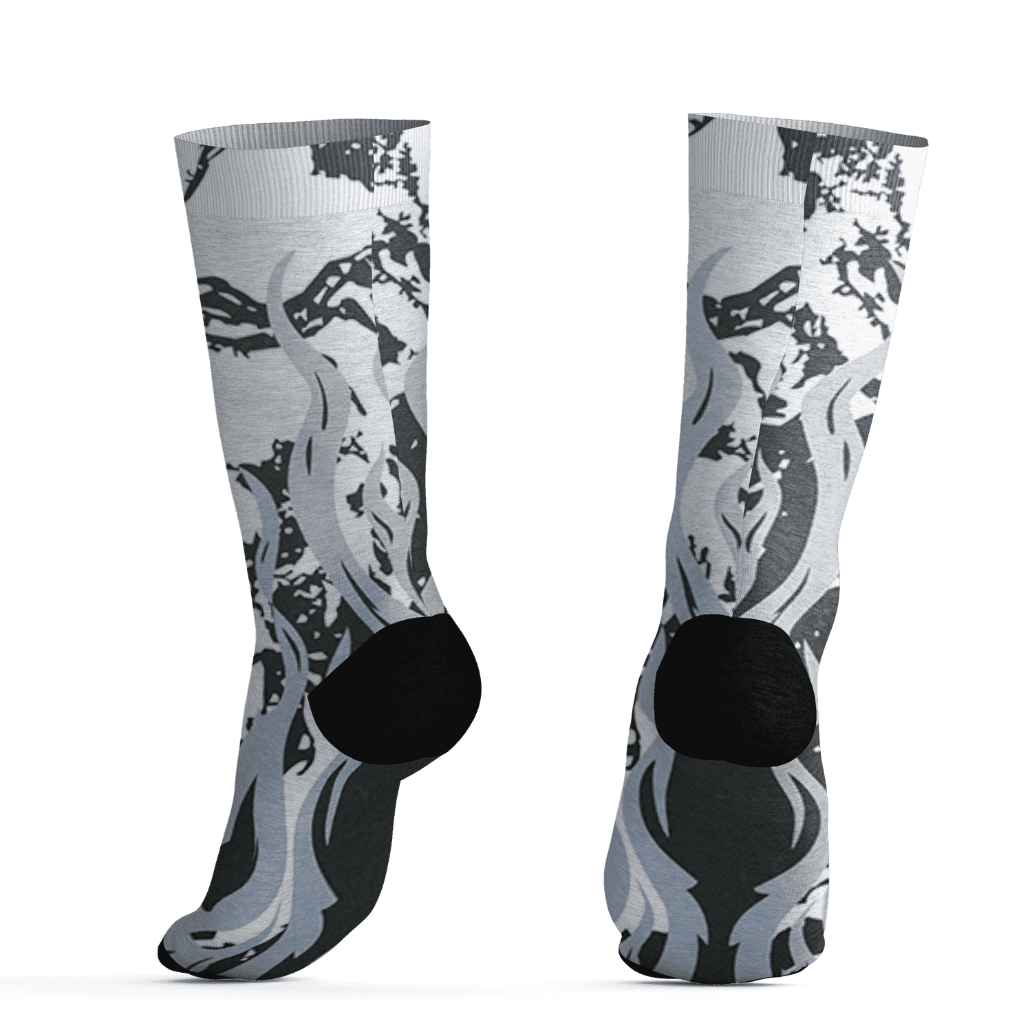 Low Space Jamz 11s Socks Match BER Burn Fear 3D All-Over Print - NastyJamz