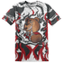 Retro Red Taxi 12s T Shirt Match BER Burn Fear 3D All-Over Print - NastyJamz