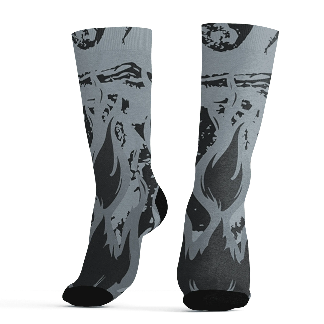 Wolf-Grey-12s-Socks-Match-BER-Burn-Fear-3D