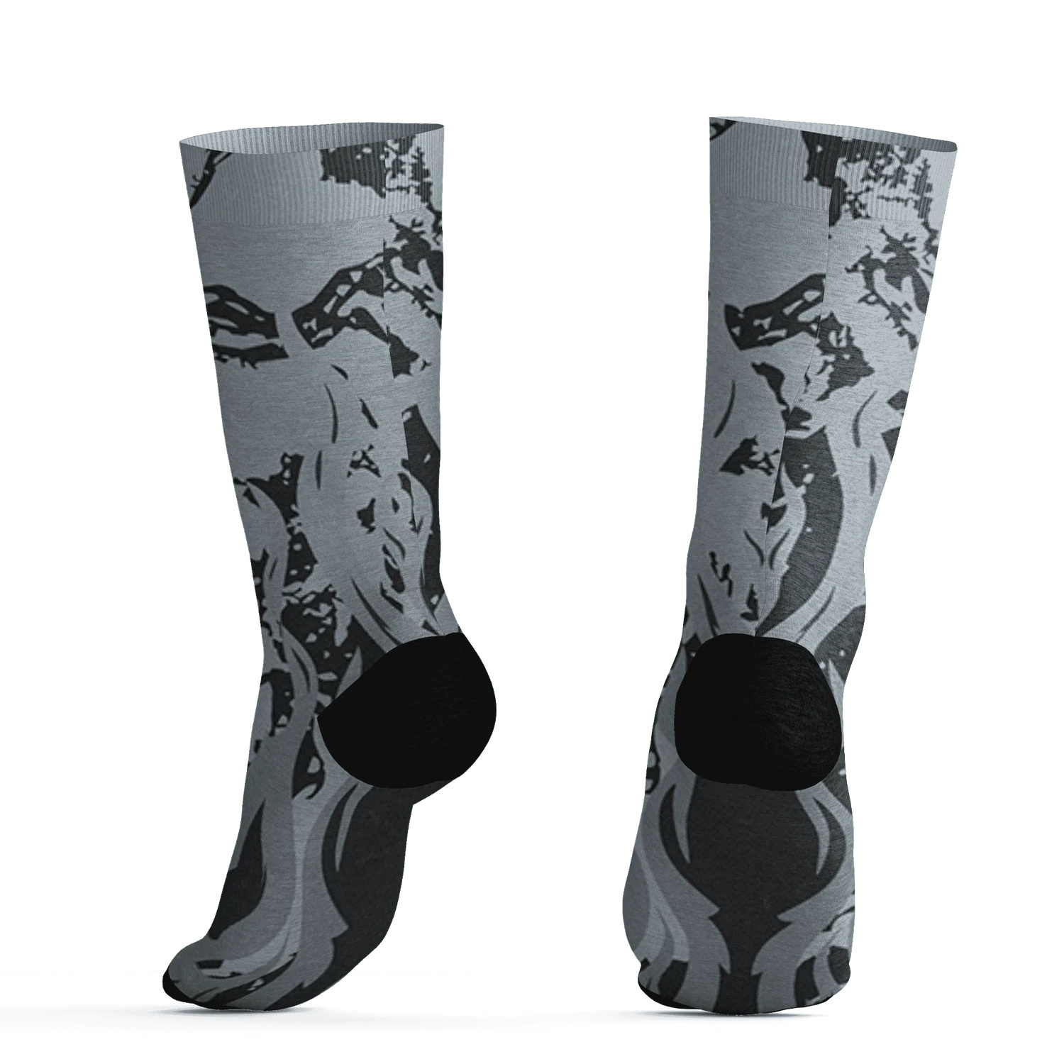 Wolf-Grey-12s-Socks-Match-BER-Burn-Fear-3D