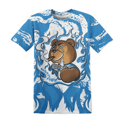 Carolina-Blue-Univercitii-17s-T-Shirt-Match-BER-Burn-Fear-3D