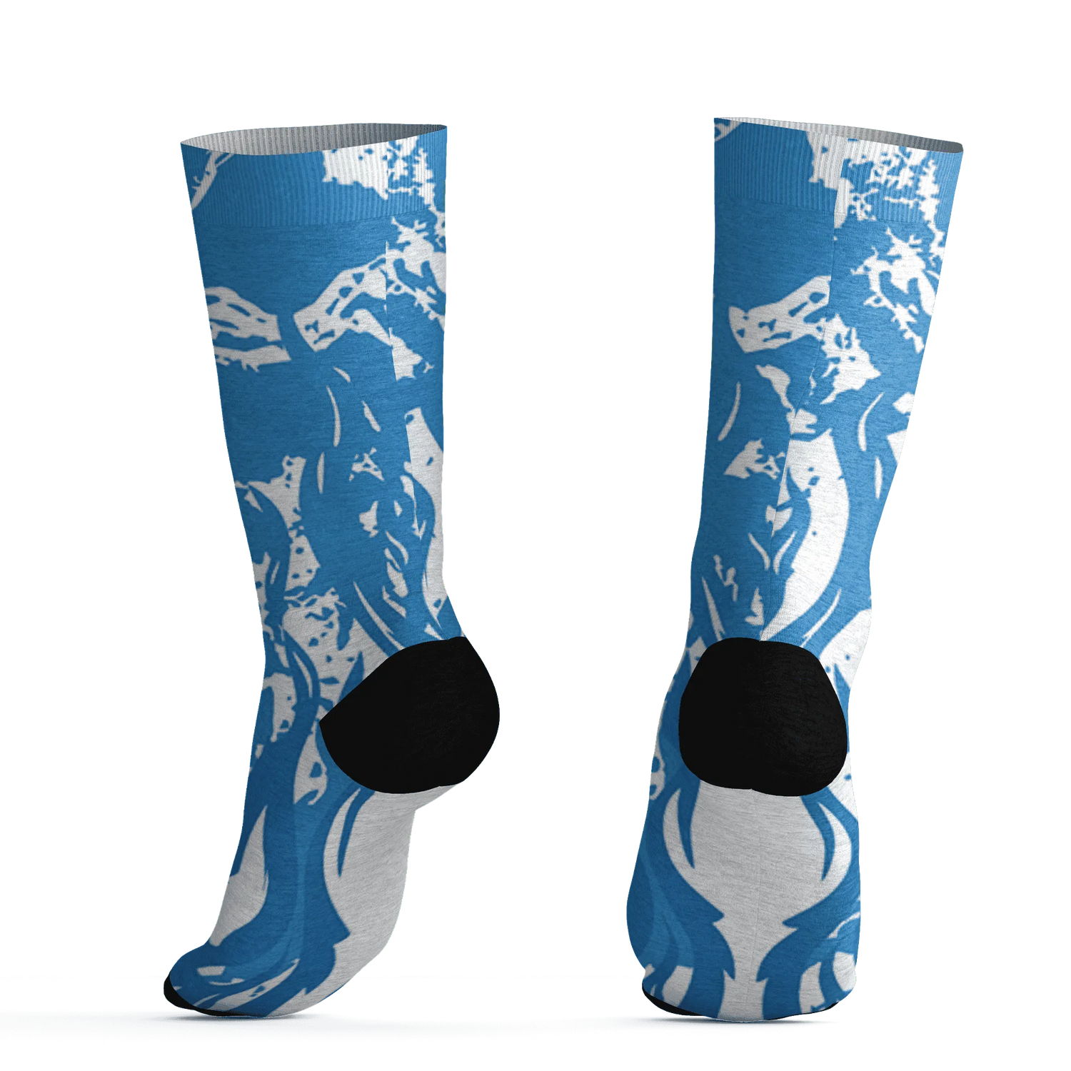 Carolina-Blue-Univercitii-17s-Socks-Match-BER-Burn-Fear-3D