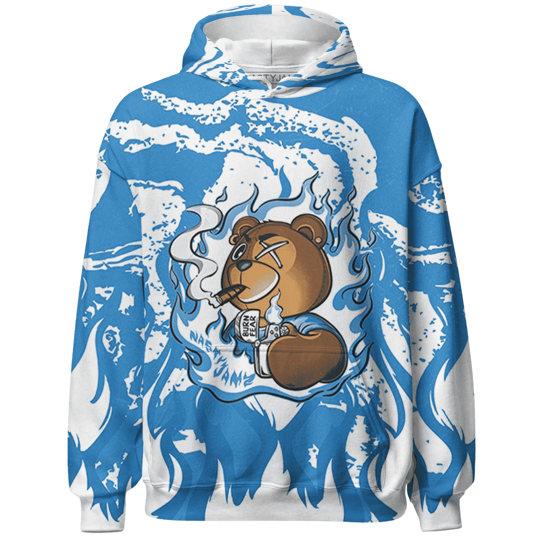 Carolina-Blue-Univercitii-17s-Hoodie-Match-BER-Burn-Fear-3D