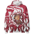 High 85 Metallic Burgundy 1s Hoodie Match BER Burn Fear 3D All-Over Print - NastyJamz