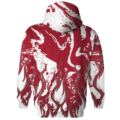 High 85 Metallic Burgundy 1s Hoodie Match BER Burn Fear 3D All-Over Print - NastyJamz