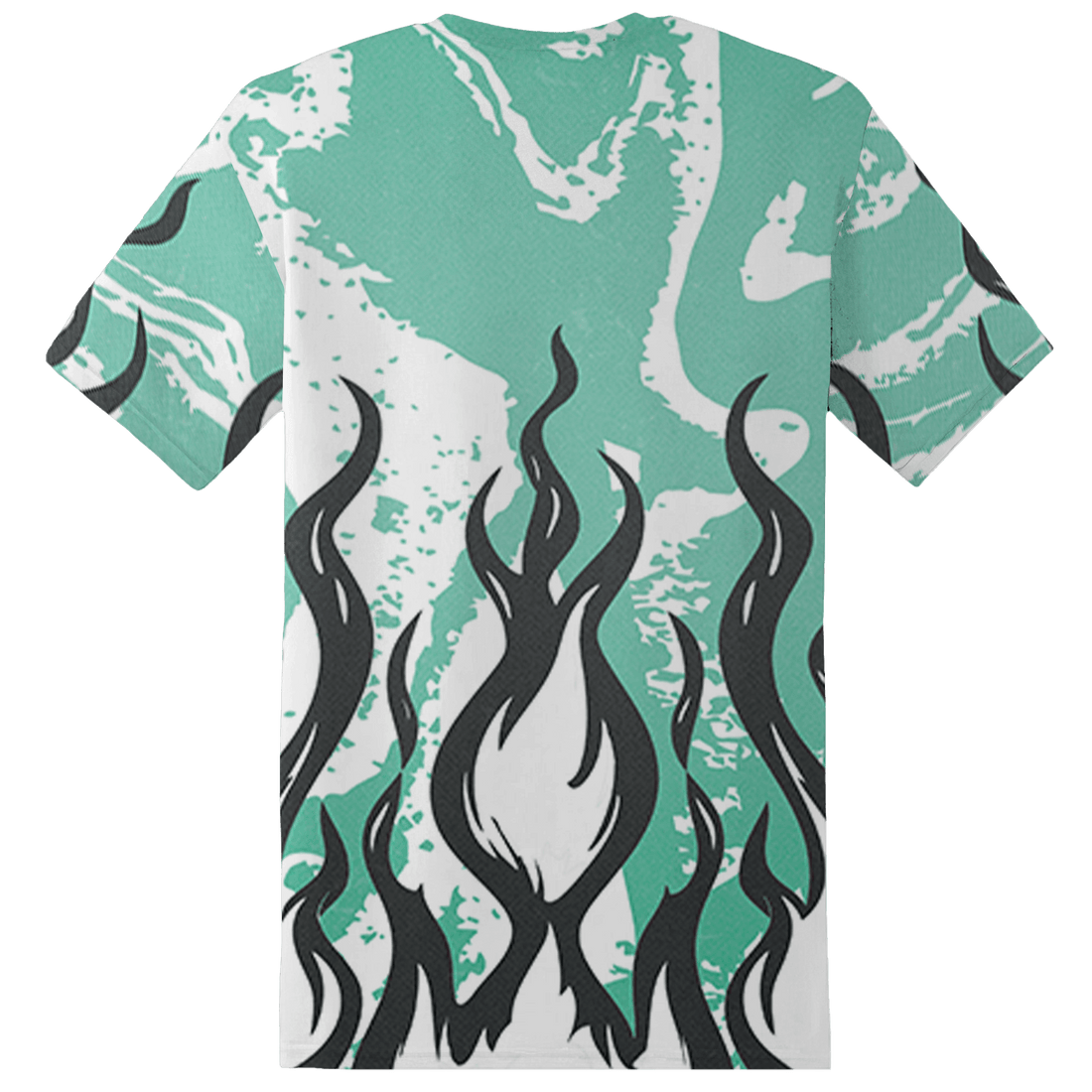 High OG Green Glow 1s T Shirt Match BER Burn Fear 3D All-Over Print - NastyJamz
