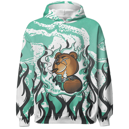 High OG Green Glow 1s Hoodie Match BER Burn Fear 3D All-Over Print - NastyJamz