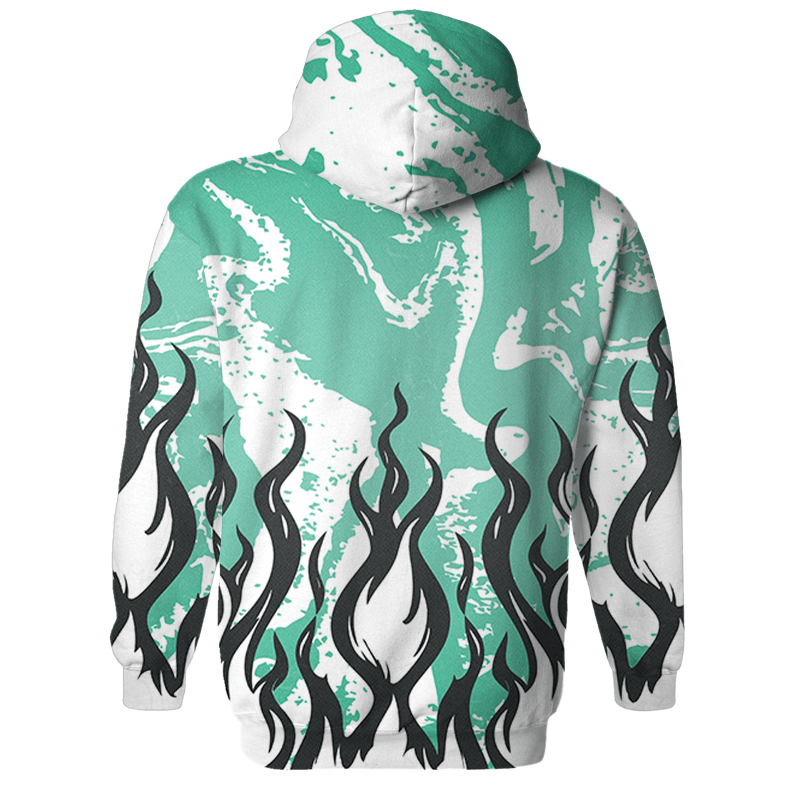 High OG Green Glow 1s Hoodie Match BER Burn Fear 3D All-Over Print - NastyJamz