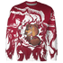 High White Team Red 1s Sweatshirt Match BER Burn Fear 3D All-Over Print - NastyJamz