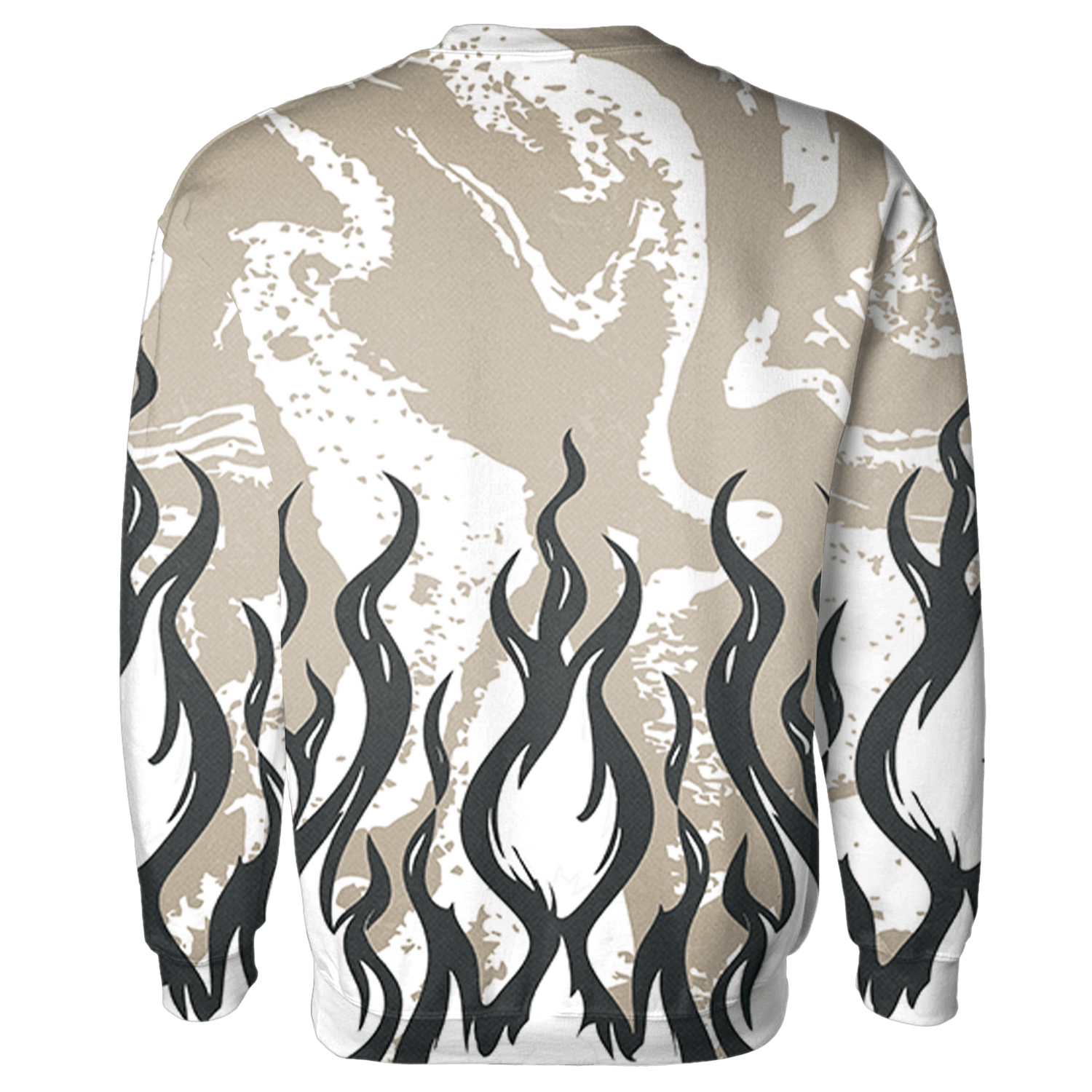 Latte 1s Sweatshirt Match BER Burn Fear 3D All-Over Print - NastyJamz