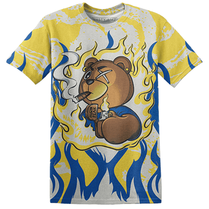 Low OG Canary TVSC 1s T Shirt Match BER Burn Fear 3D All-Over Print - NastyJamz