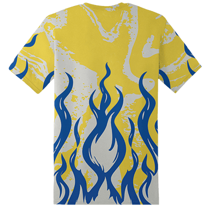 Low OG Canary TVSC 1s T Shirt Match BER Burn Fear 3D All-Over Print - NastyJamz