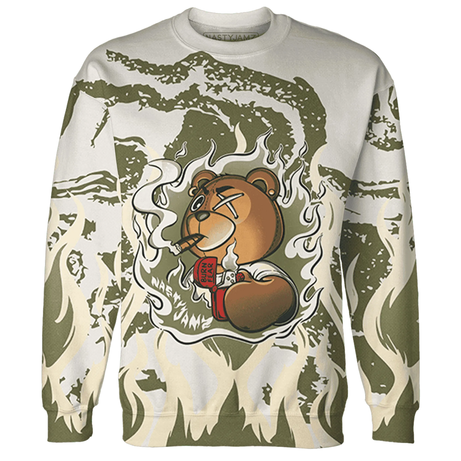 Medium-Olive-1s-Sweatshirt-Match-BER-Burn-Fear-3D