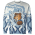 Mid Diffused Blue Grey 1s Sweatshirt Match BER Burn Fear 3D All-Over Print - NastyJamz